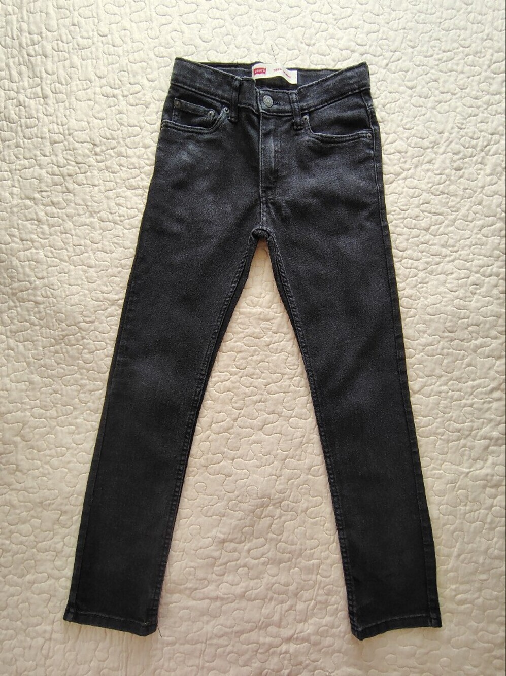 Levi’s 510™ Skinny Fit Black Jeans (Youth / Big Boys Size 12 Reg)